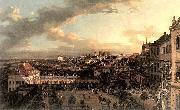 BELLOTTO, Bernardo View of Warsaw from the Royal Palace nl oil